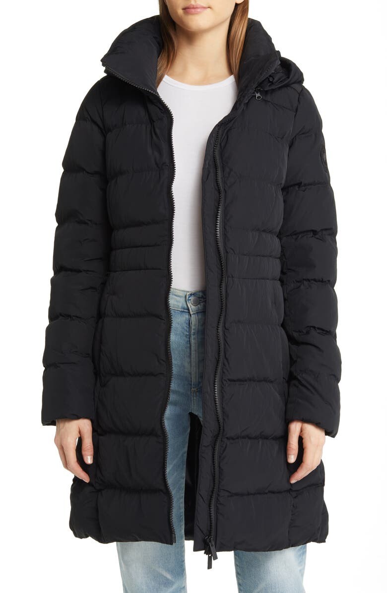 

Парка с капюшоном Aurora 750 Fill Power Down CANADA GOOSE, черный