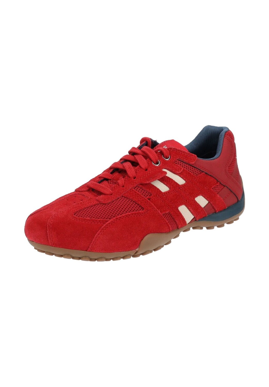 

Кроссовки из замши/сетки GEOX, красный