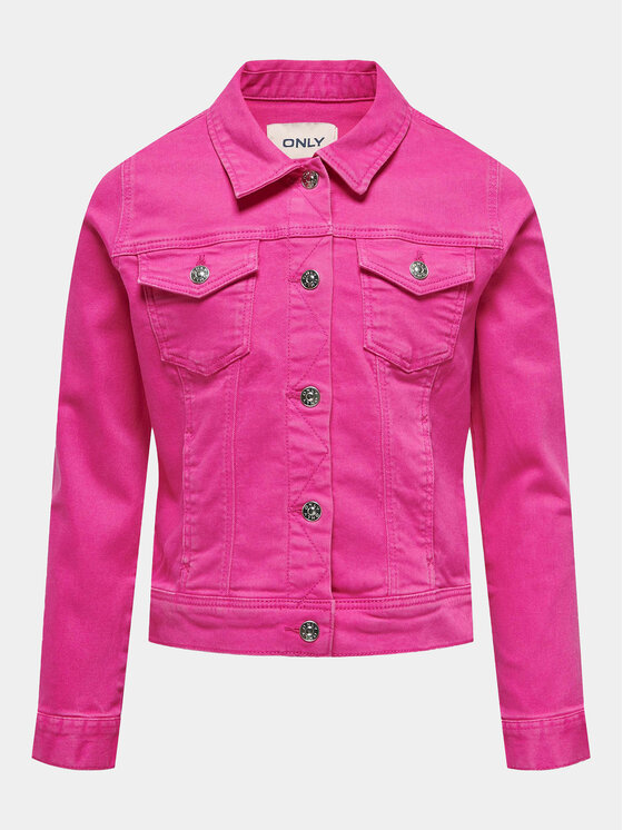 Джинсовая куртка стандартного кроя Kids Only, розовый
