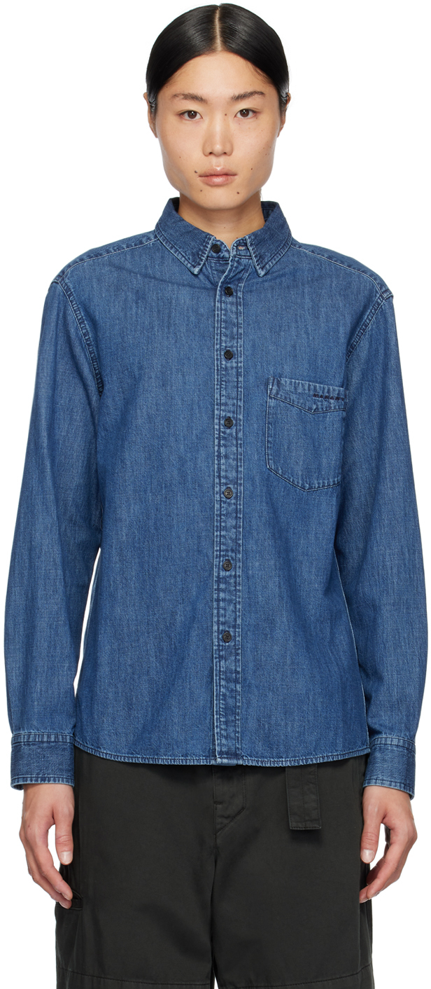 Синяя джинсовая рубашка Lako Isabel Marant