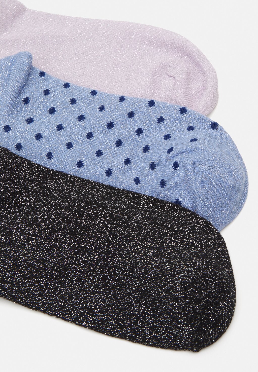 

Носки PCSEBBY GLITTER MIX SOCKS 4 PACK Pieces, сиреневый