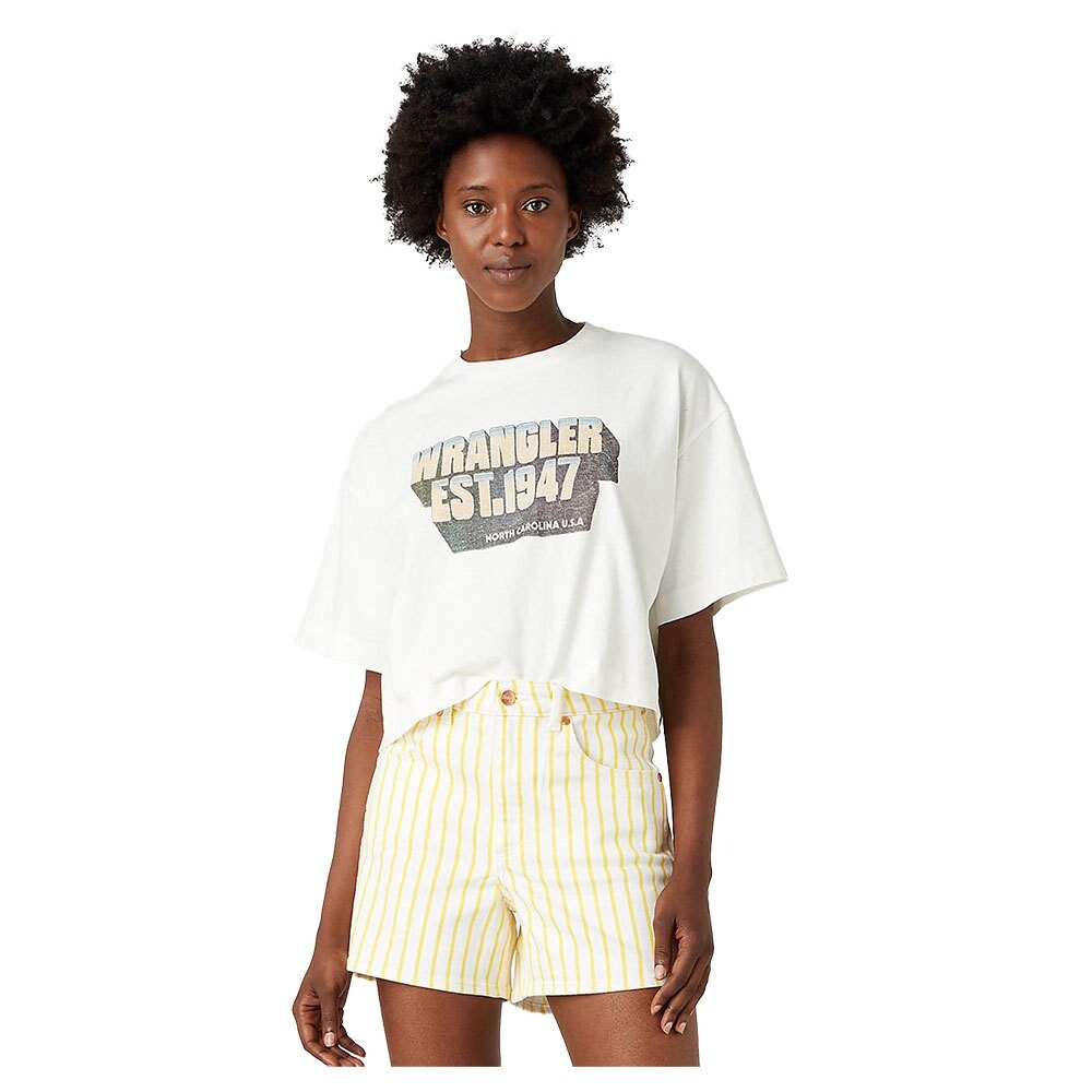 

Футболка Wrangler Boxy Tee Relaxed, бежевый