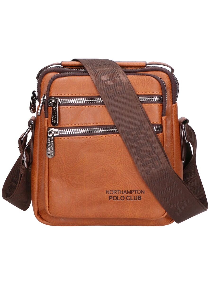 

Сумка кросс-боди Northampton Polo Club, цвет Brown/Cognac