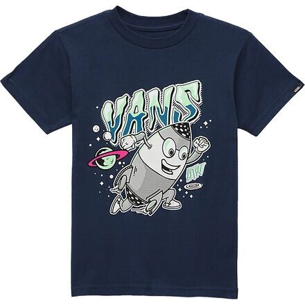 

Топ с короткими рукавами Space Race — для мальчиков (для малышей) Vans, цвет Dress Blues