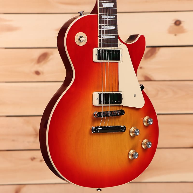 Электрогитара Gibson Les Paul Deluxe 70s - 70s Cherry Sunburst - 202630135 - PLEK'd