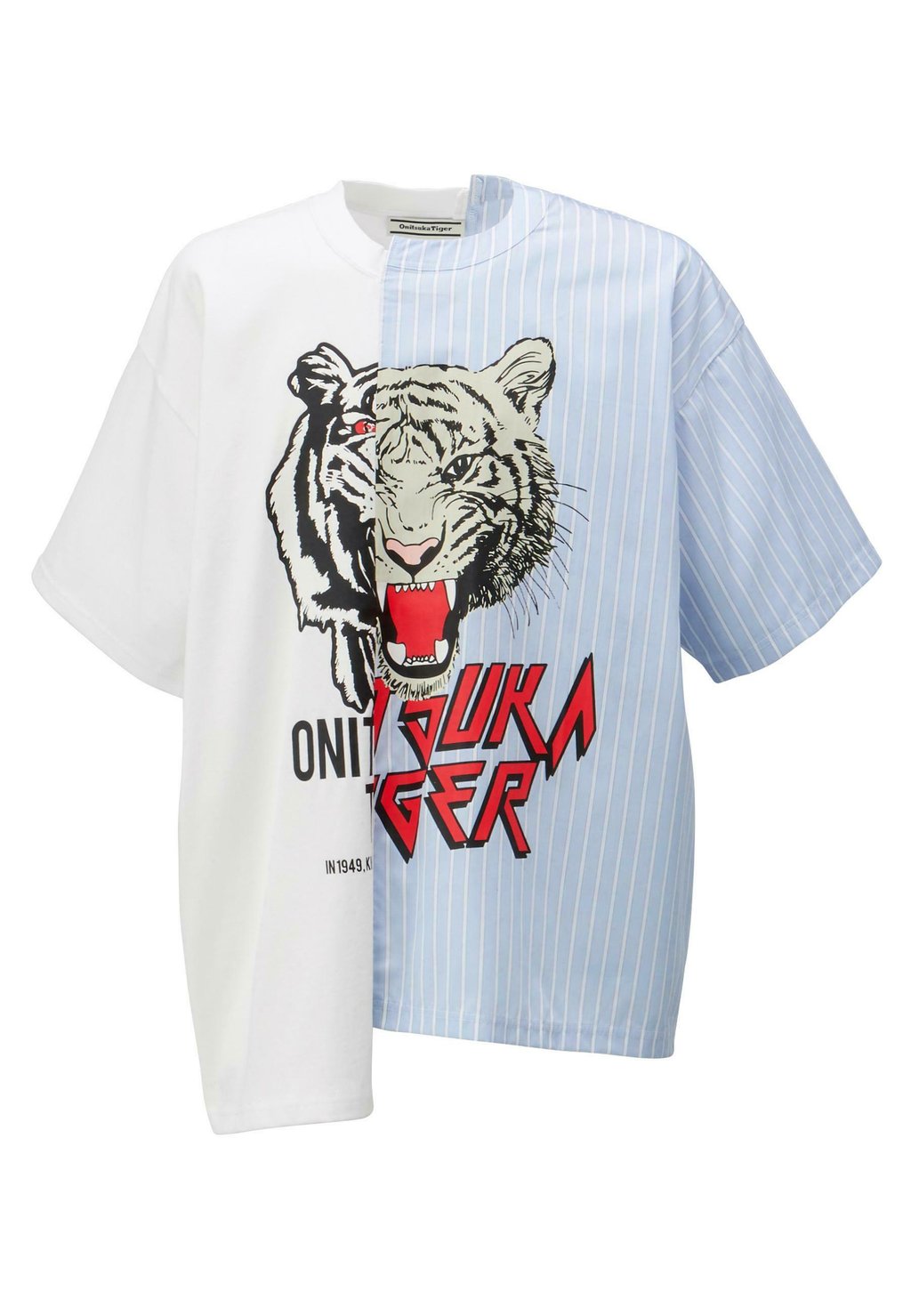 Onitsuka <b>Tiger</b>, <b>бело</b>-синяя 2. <b>Футболка</b> <b>с</b> принтом Graphic Tee Onitsuka <b>Tiger</b>, ...