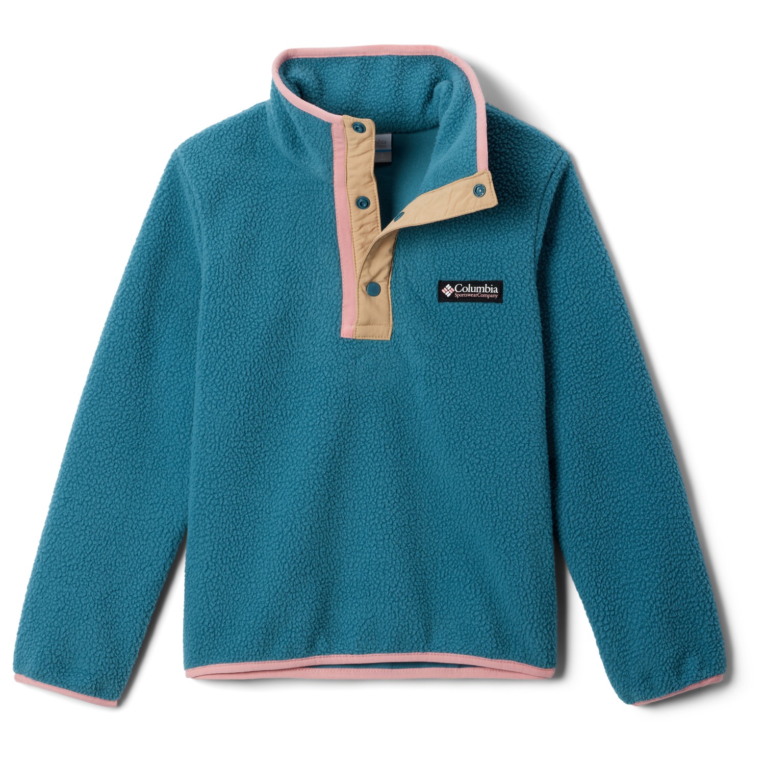 Флисовый свитер Columbia Kid's Helvetia Half Snap Fleece, цвет Cloudburst/Canoe
