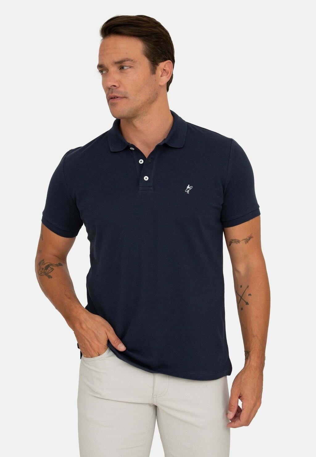 

Поло 3Er-Pack Short Sleeve Jacey Quinn, цвет navy/dark green/light brown
