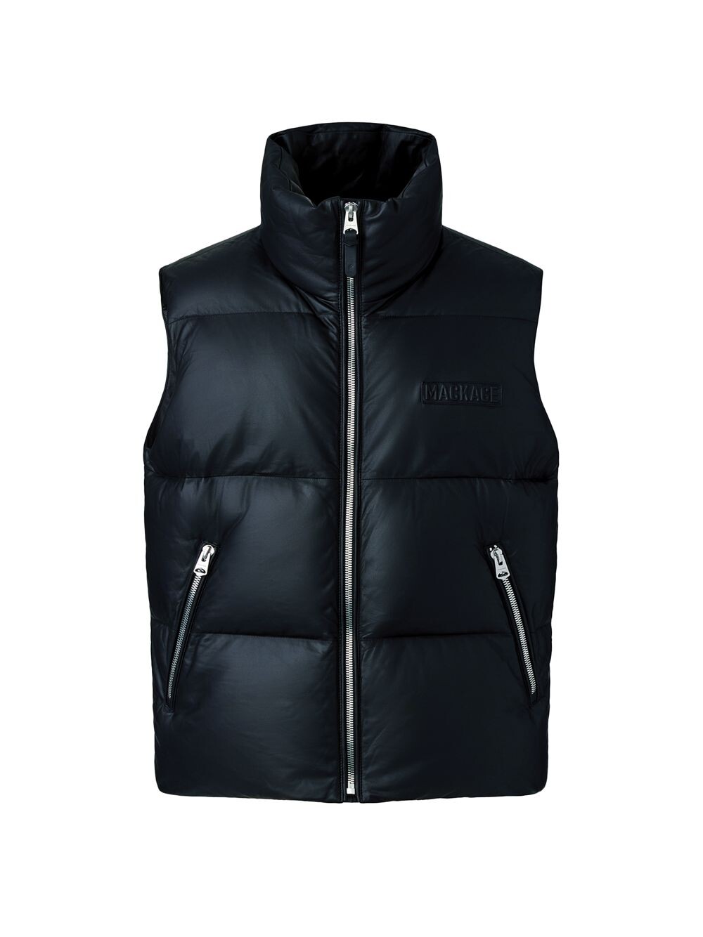 

Кожаный жилет Kane Down Mackage, черный