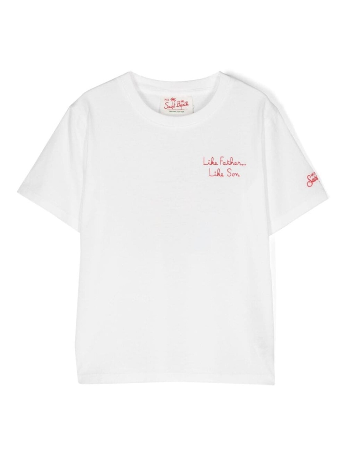 

MC2 Saint Barth Kids футболка с принтом, белый