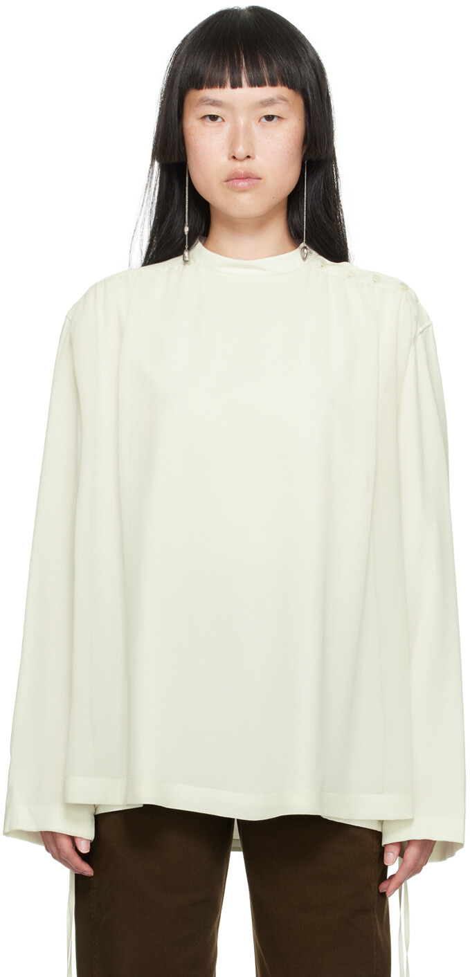 

Off-White Мягкая блузка LEMAIRE