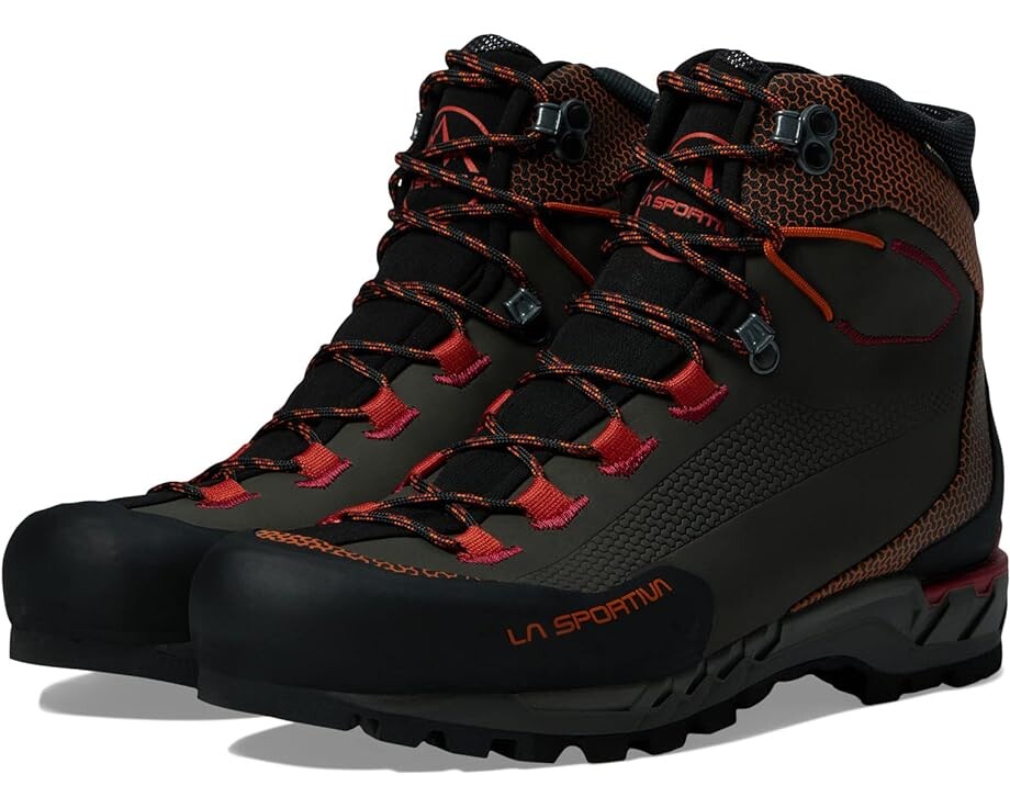 

Походные ботинки La Sportiva Trango Tech Leather GTX, цвет Carbon/Hawaiian Sun