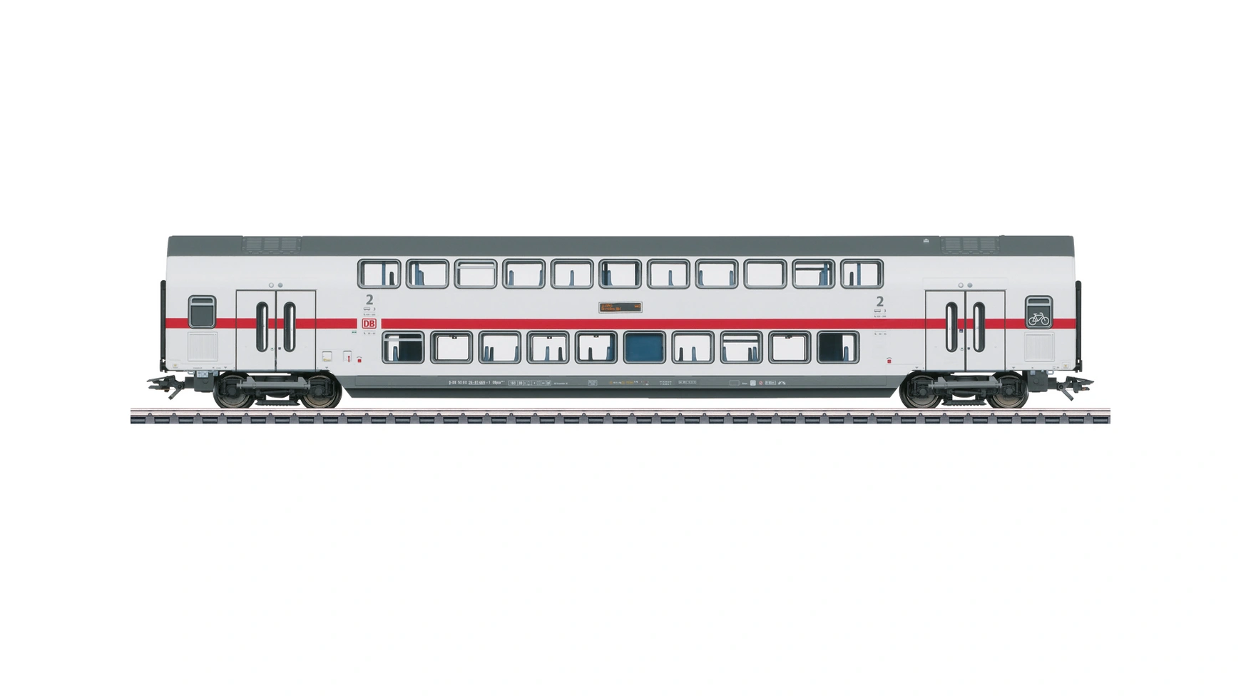 Ic2 двухэтажный средний вагон dbpza, 2 класс Märklin ic2 двухэтажный средний вагон dbpza 2 класс märklin