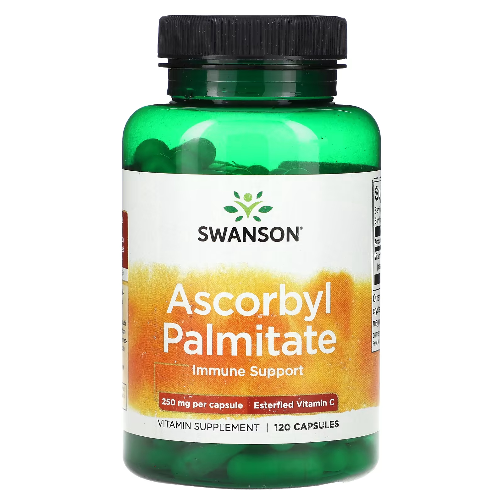 Витамин C Swanson в виде аскорбил пальмитата, 250 мг 120 капсул