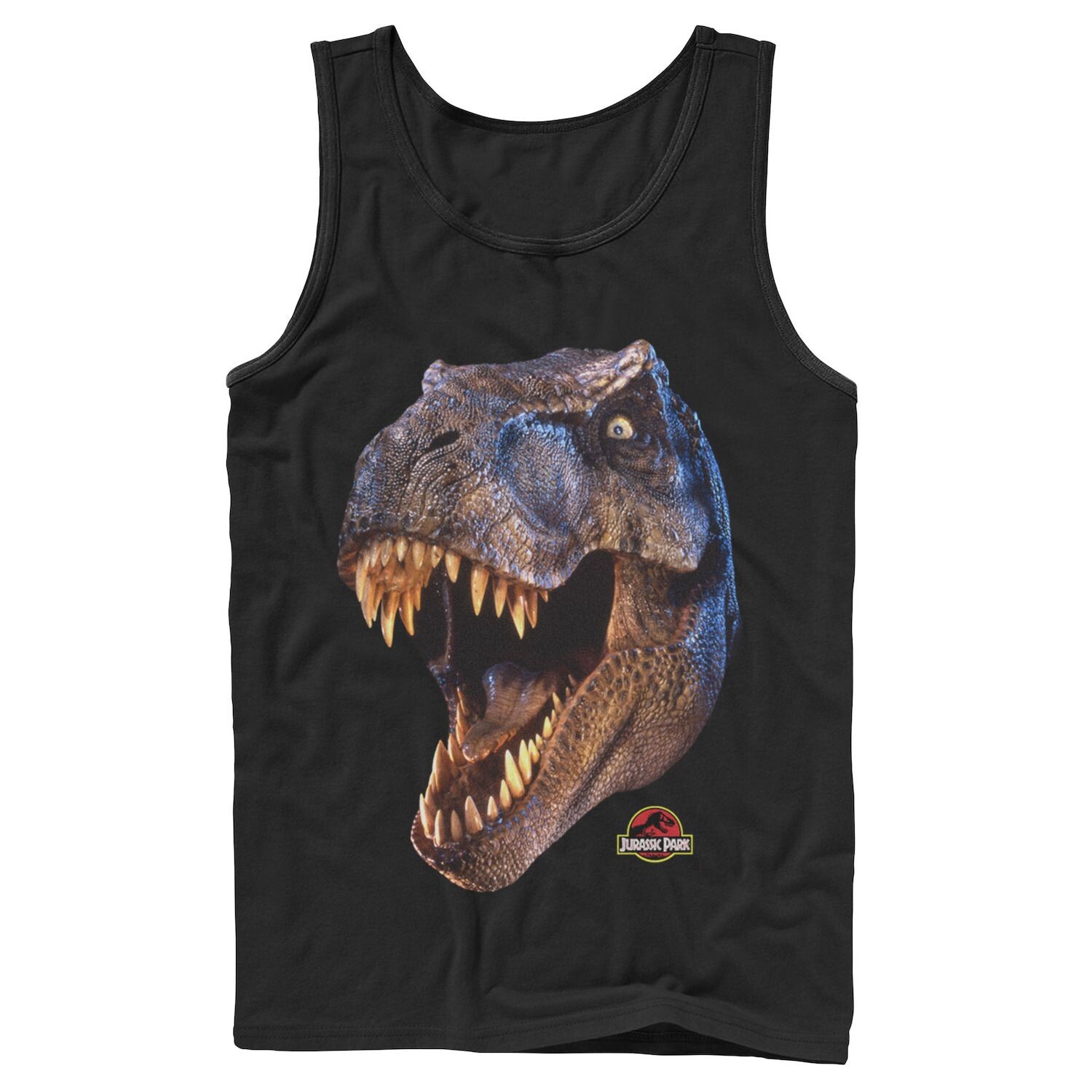 

Мужская майка с принтом «Парк Юрского периода» T-Rex Head Roar Licensed Character