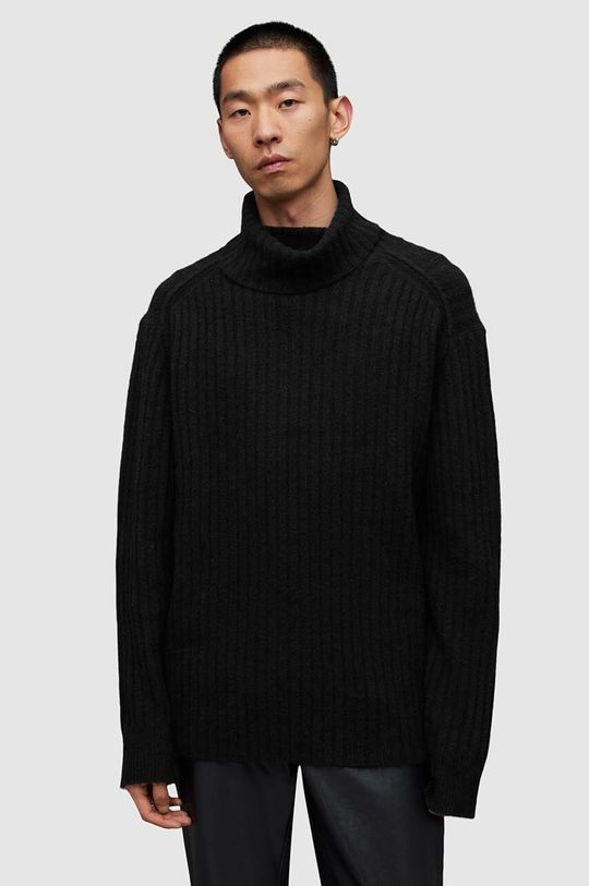 ВАРИД шерстяной свитер AllSaints, черный