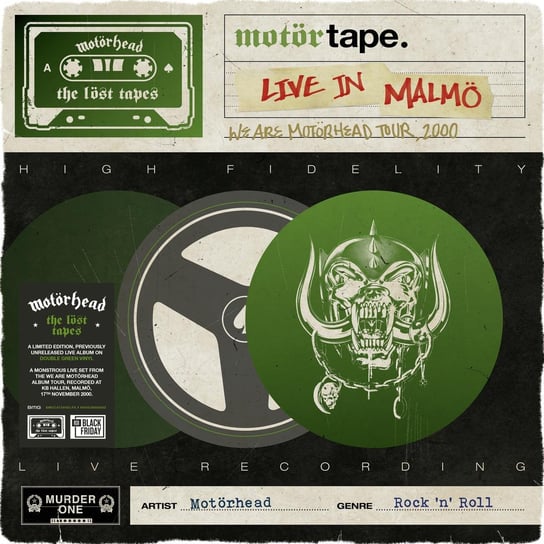 bmg motorhead the lost tapes vol 2 live in norwich 1998 coloured vinyl 2lp Виниловая пластинка Motorhead - The Löst Tapes. Volume 3 (Live in Malmö 2000)