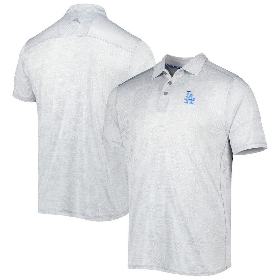 

Поло с коротким рукавом Tommy Bahama Los Angeles Dodgers, серый