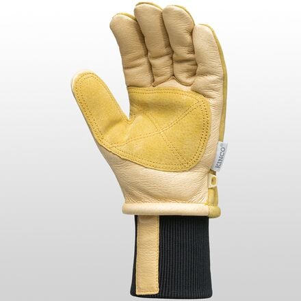Лыжные перчатки премиум-класса из зернистой и замшевой свиной кожи на подкладке + омни-манжета Kinco, цвет One Color перчатки uniqlo heattech lined thermal gloves черный