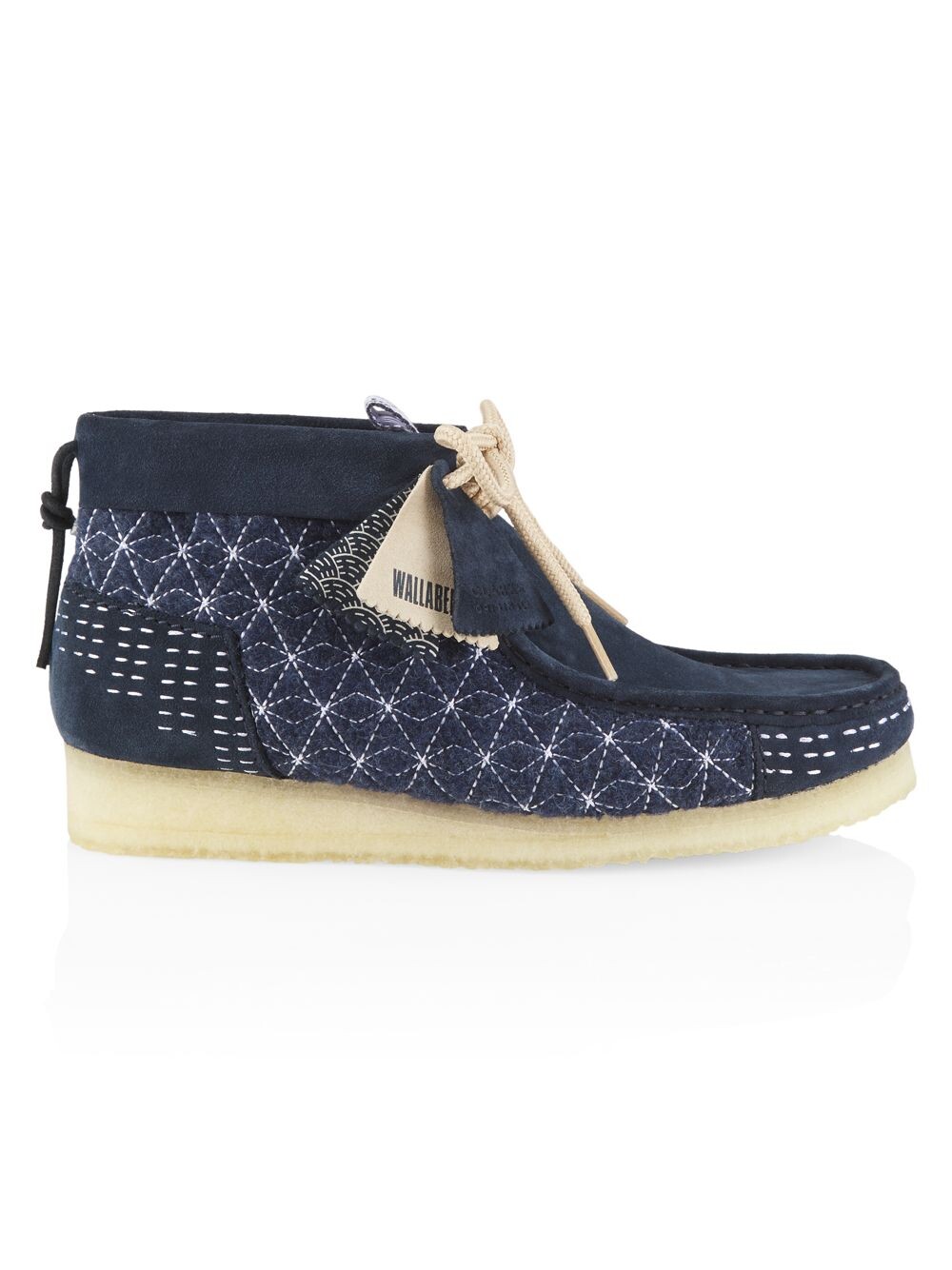 

Ботинки Wallabee Chukka Clarks, нави