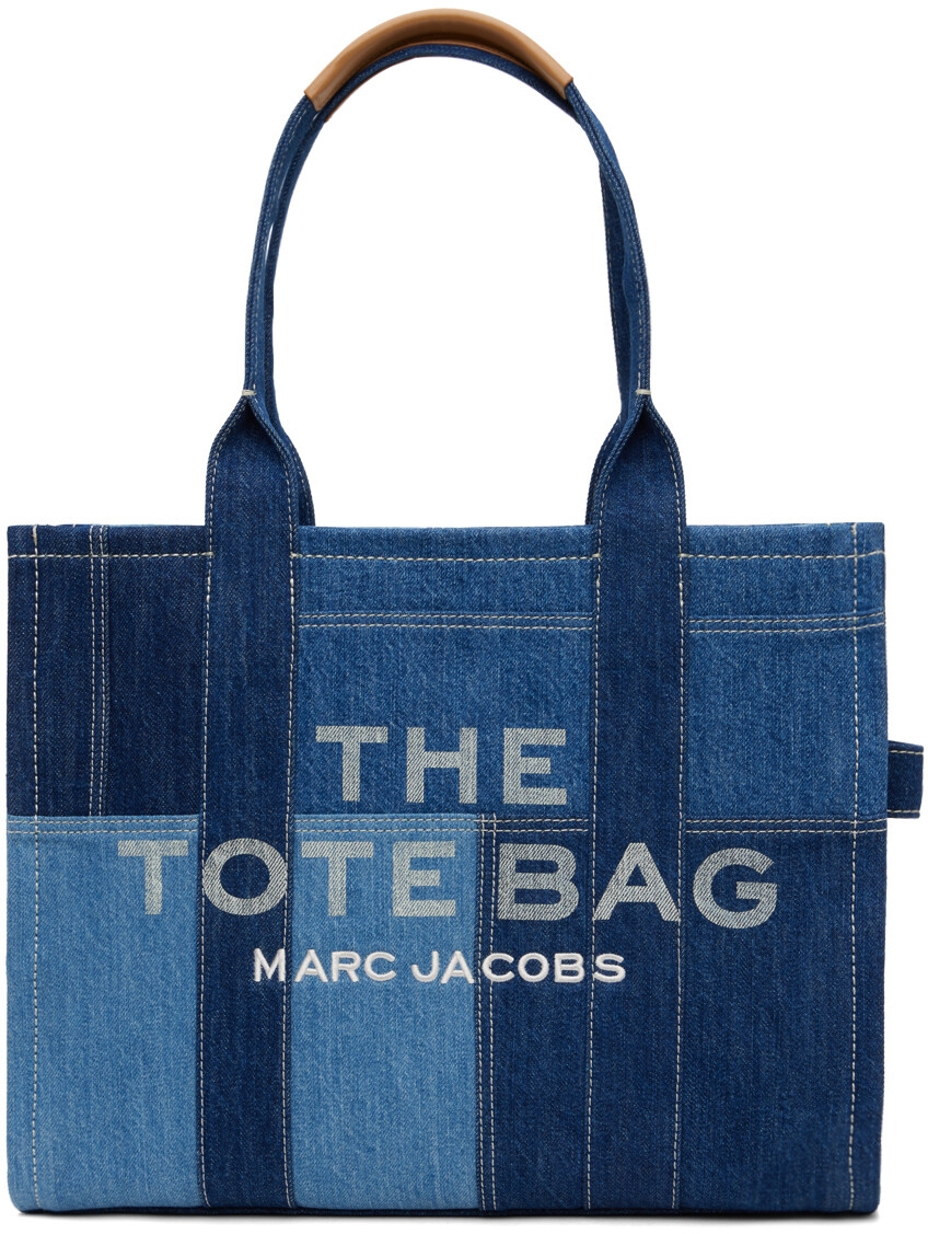 

Синяя большая сумка-тоут 'The Denim' Marc Jacobs