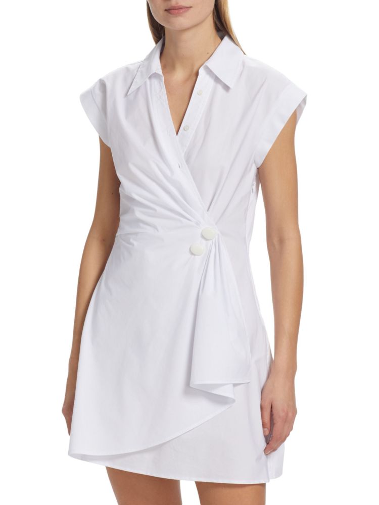 Плиссированное мини-платье Wyn Tanya Taylor, белый tanya taylor юбка длиной 3 4