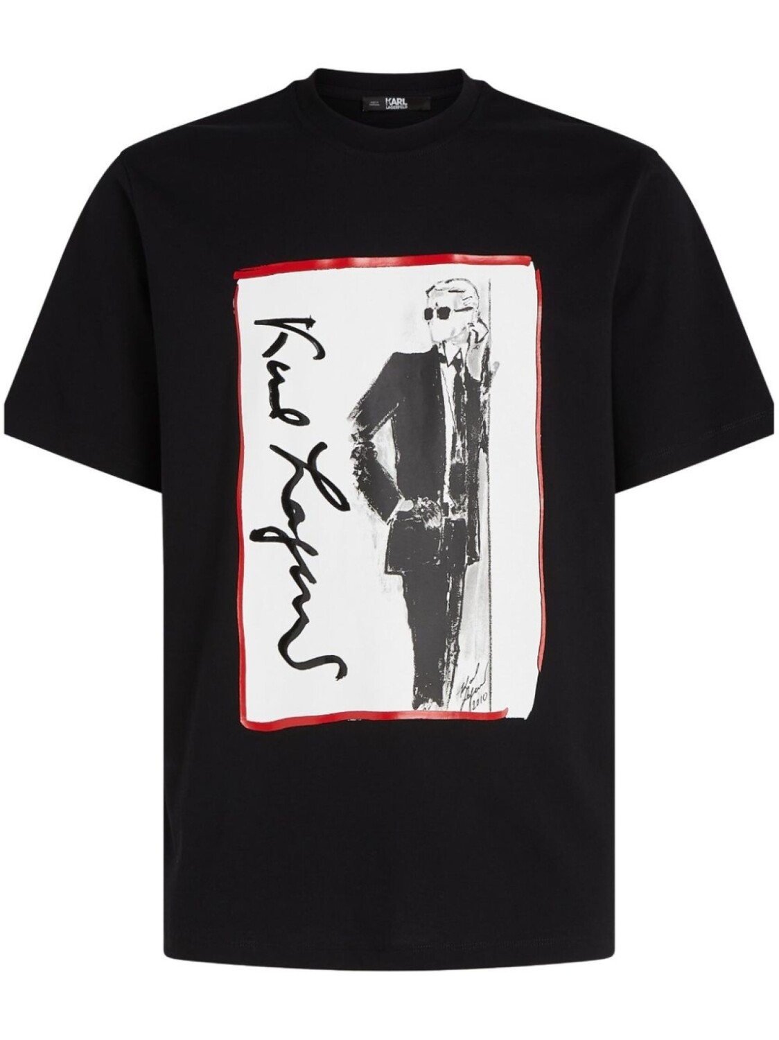 

Karl Lagerfeld футболка Karl Series с принтом, черный