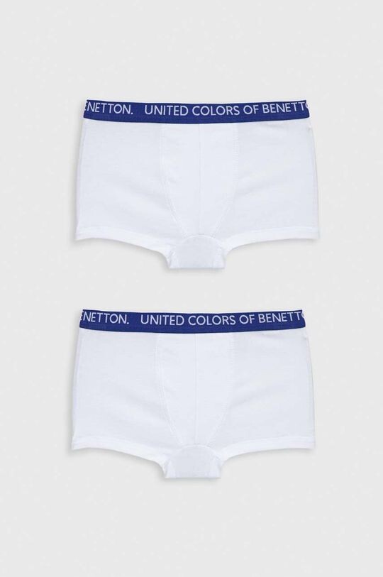 

Детские боксеры 2 упаковки United Colors of Benetton, белый