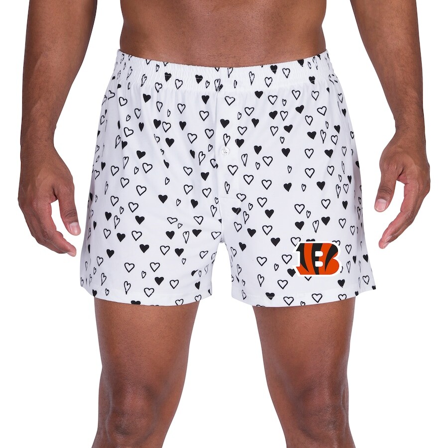

Боксеры Concepts Sport Cincinnati Bengals, белый