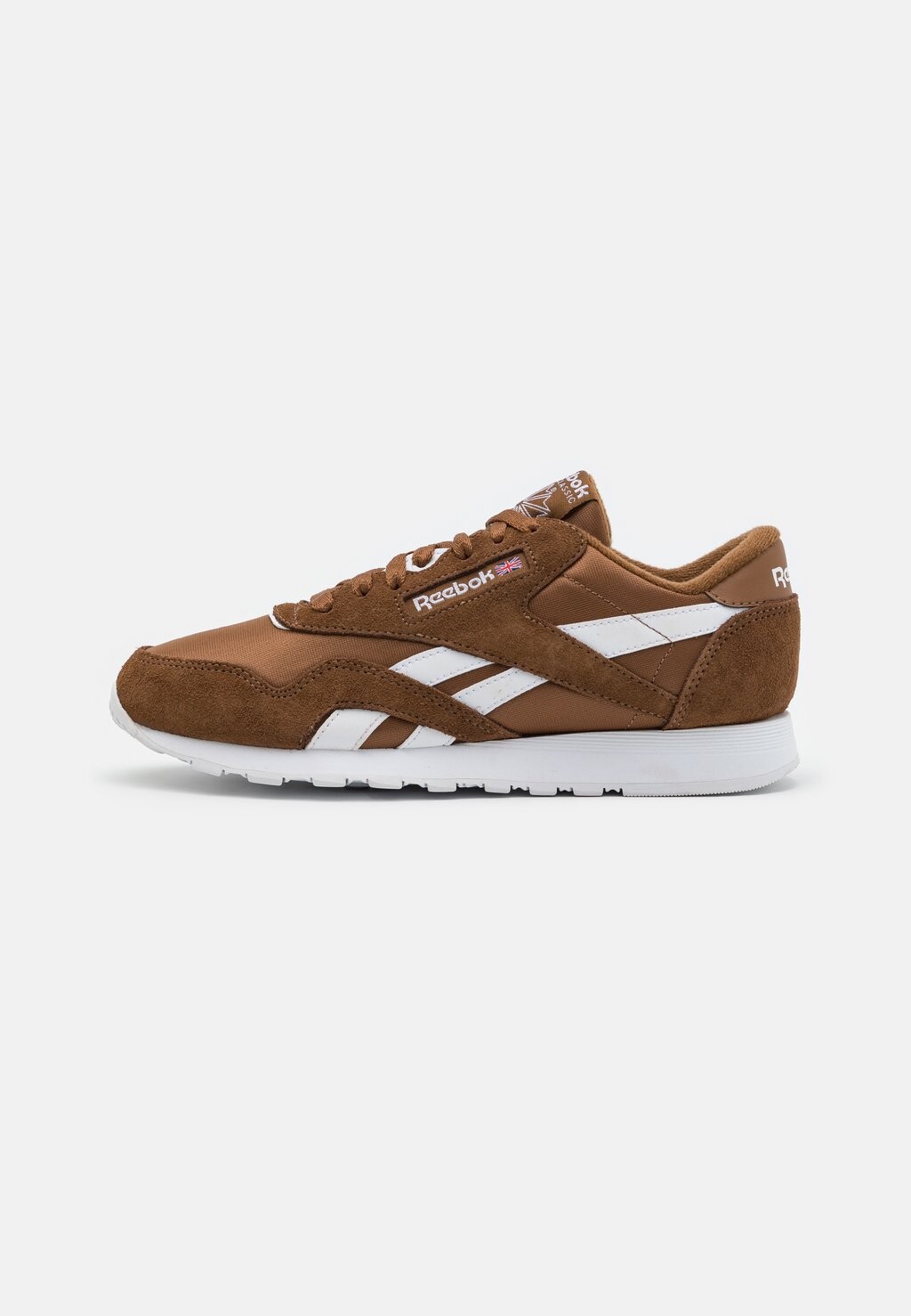 

Кроссовки Reebok CL, цвет footwear white/collegiate brown