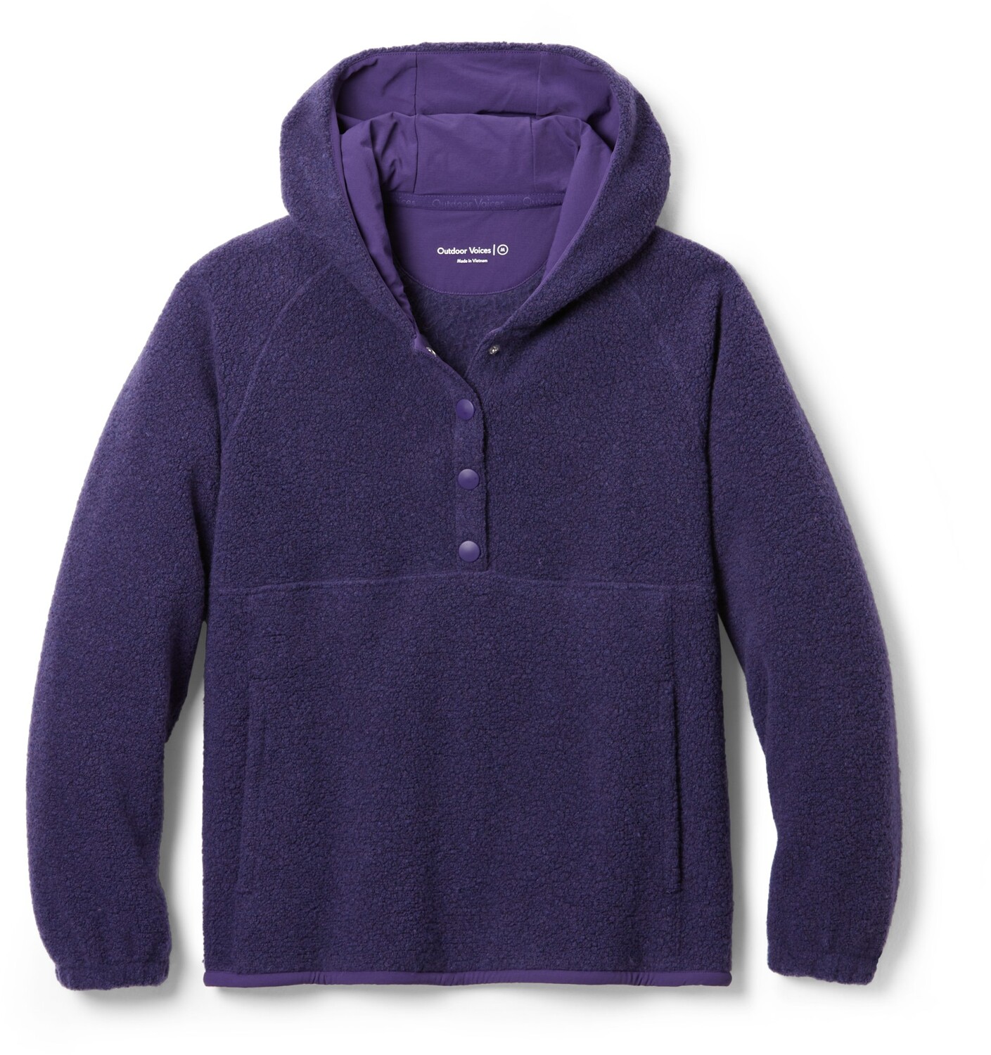 

Толстовка MegaFleece Snap Up – женская Outdoor Voices, фиолетовый