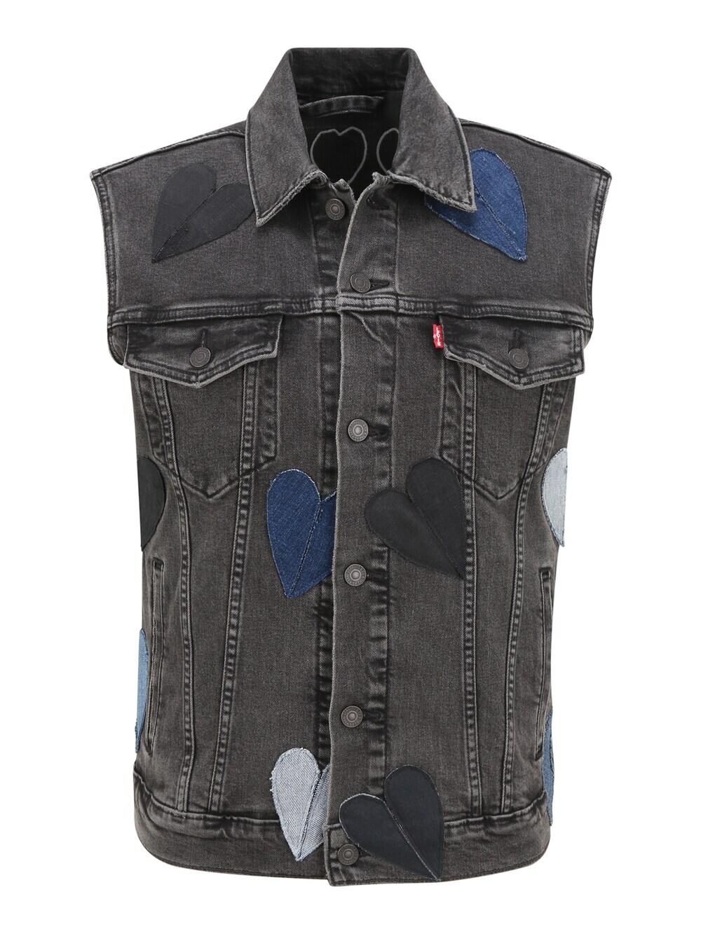 

Жилет Levis Upcycling Kelvyn Colt Design, серый