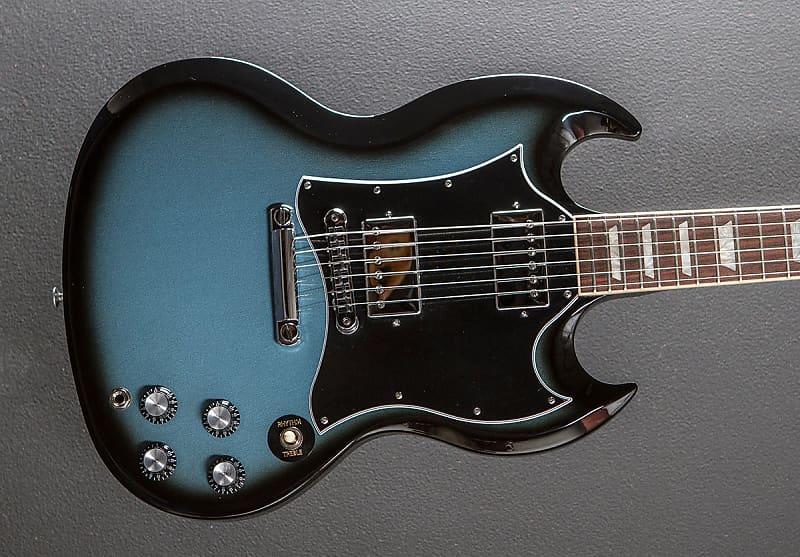 Электрогитара Gibson USA SG Standard Blue - Pelham Blue Burst