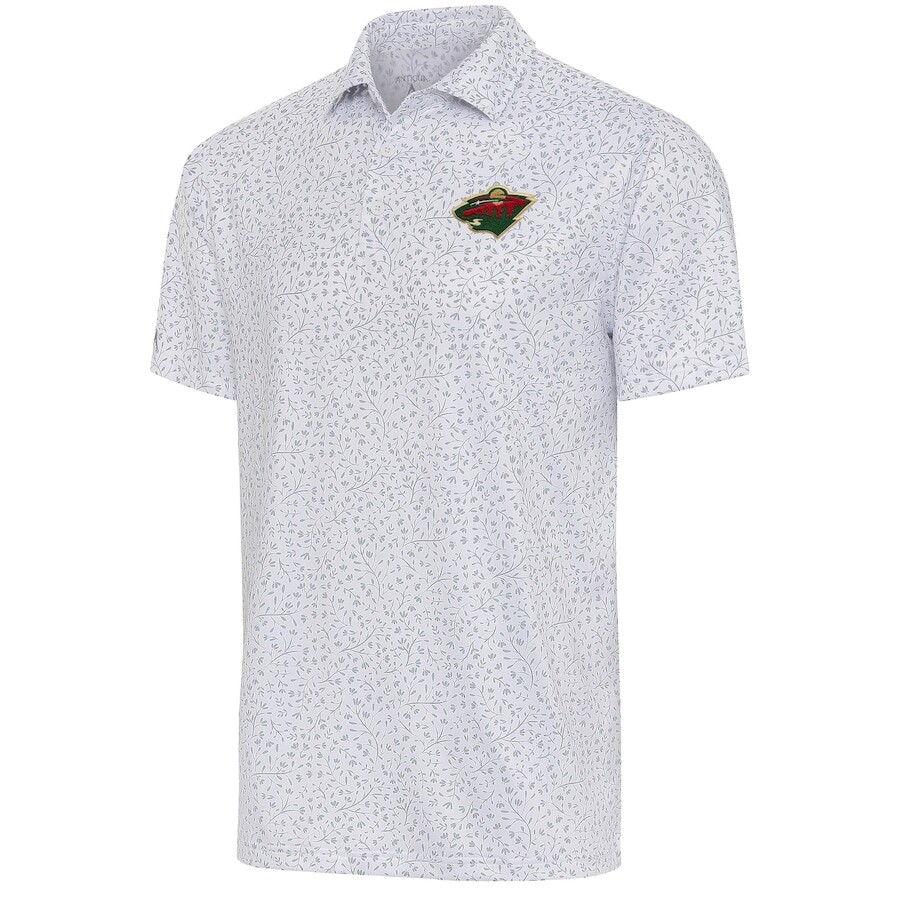 

Поло с коротким рукавом Antigua Minnesota Wild, белый