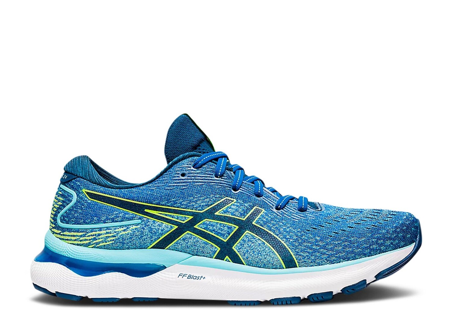 

Кроссовки ASICS Gel Nimbus 24 'Lake Drive Hazard Green', синий