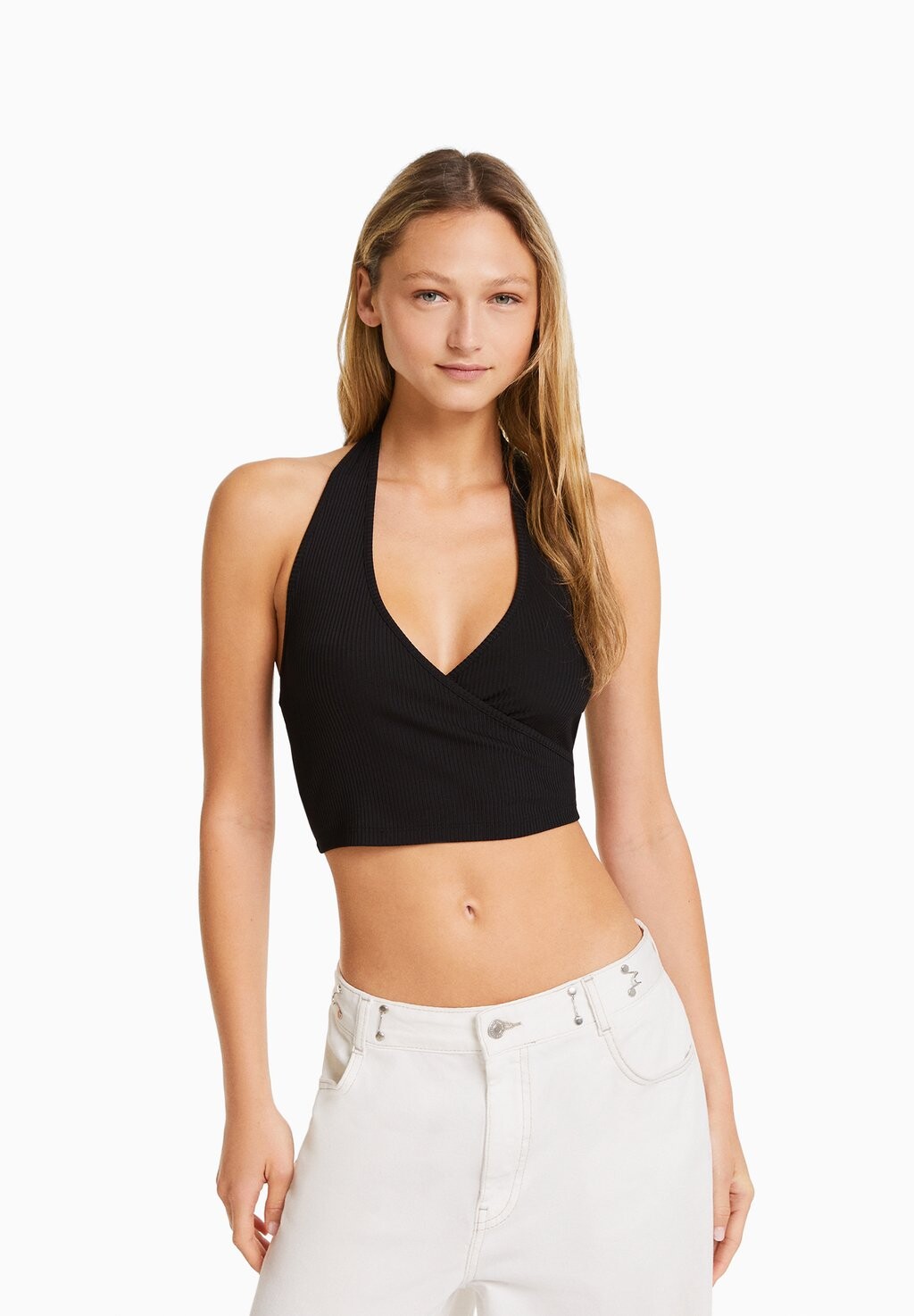 

Топ Bershka, черный