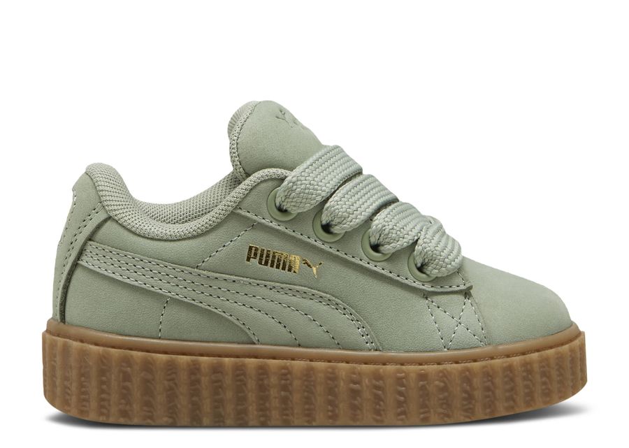 

Кроссовки Puma Fenty X Creeper Phatty Toddler 'Earth Tone Pack - Green Fog', зеленый