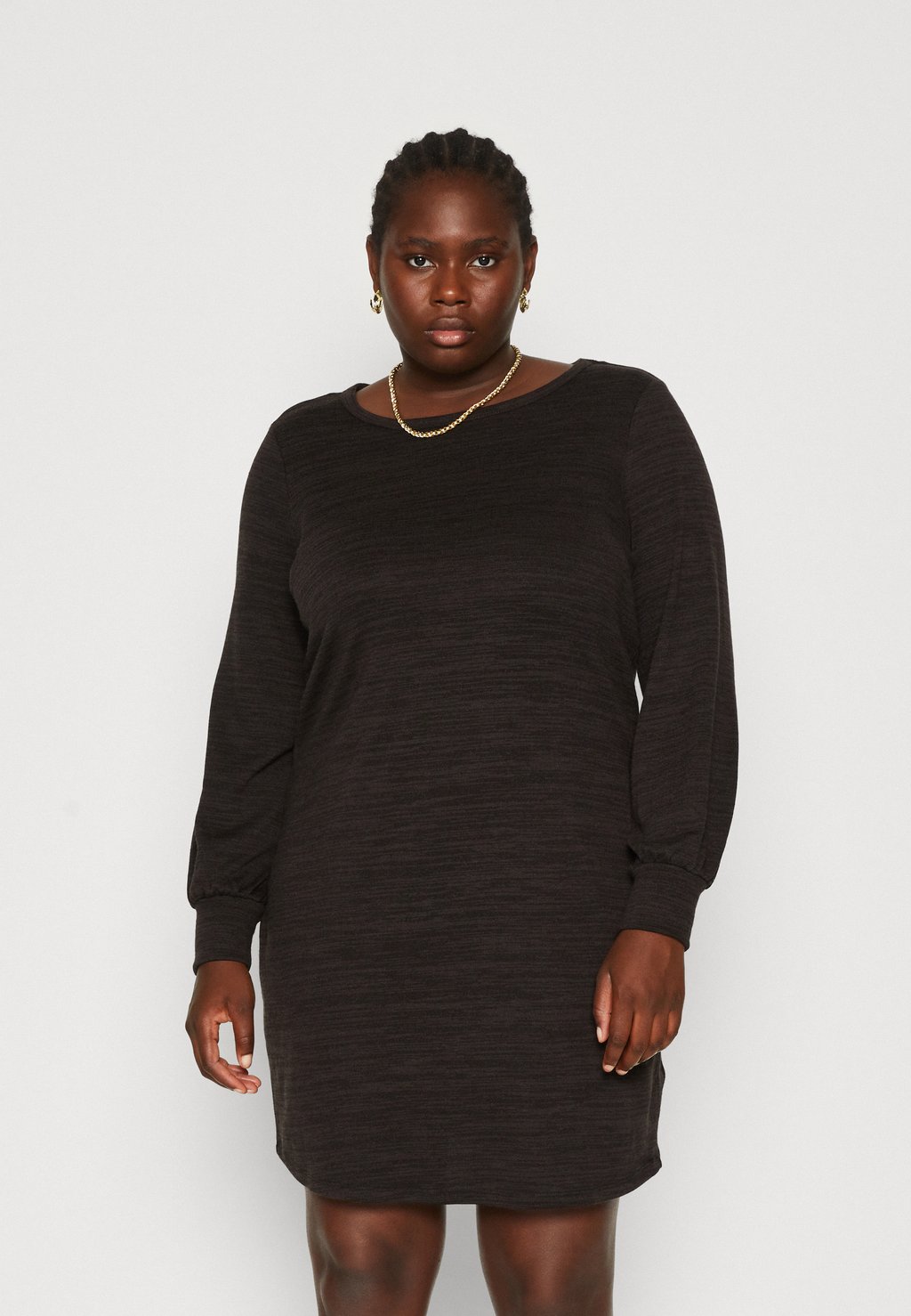 Платье Vero Moda Curve VMCKATIE SHORT DRESS, черный платье летнее vmccaro dress vero moda curve черный