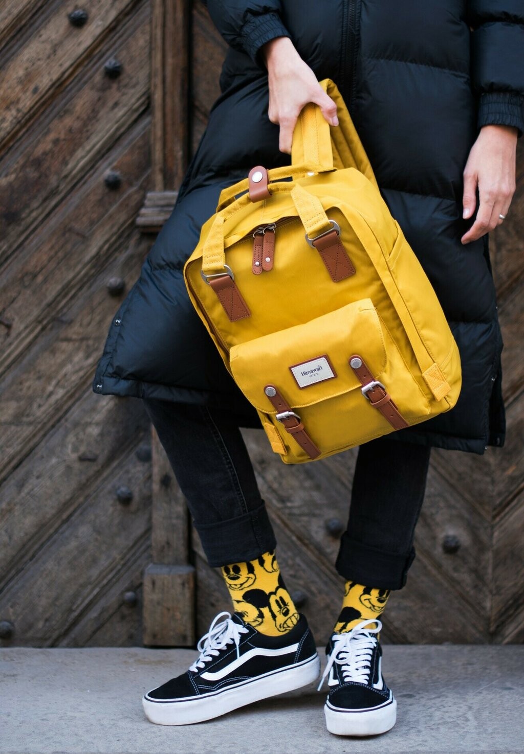 

Рюкзак SCHOOL TRAVEL Himawari, цвет mustard