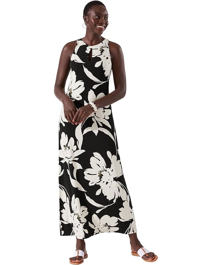 

Платье Tommy Bahama Fabulous Flora Maxi, черный
