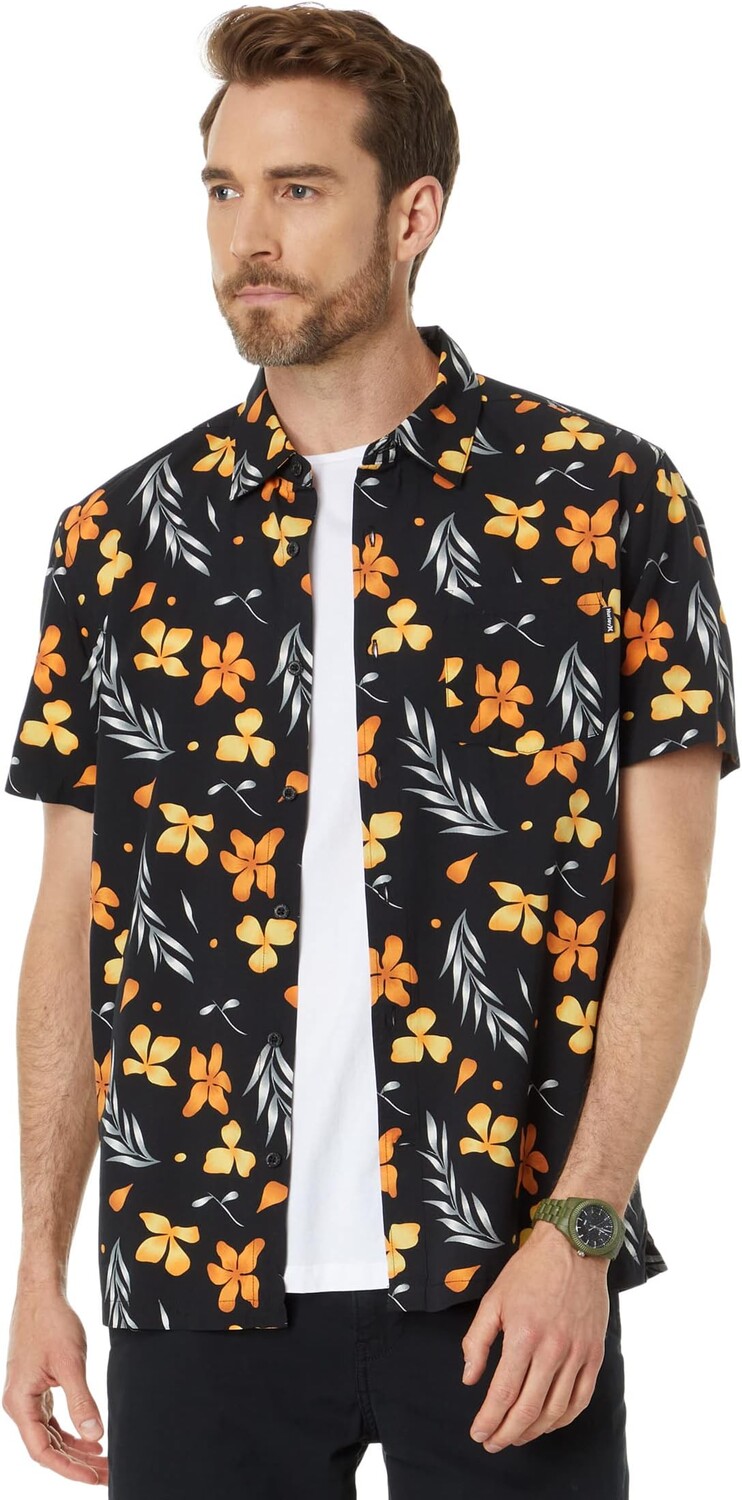 

Рубашка Rincon Short Sleeve Woven Hurley, цвет Nectarine