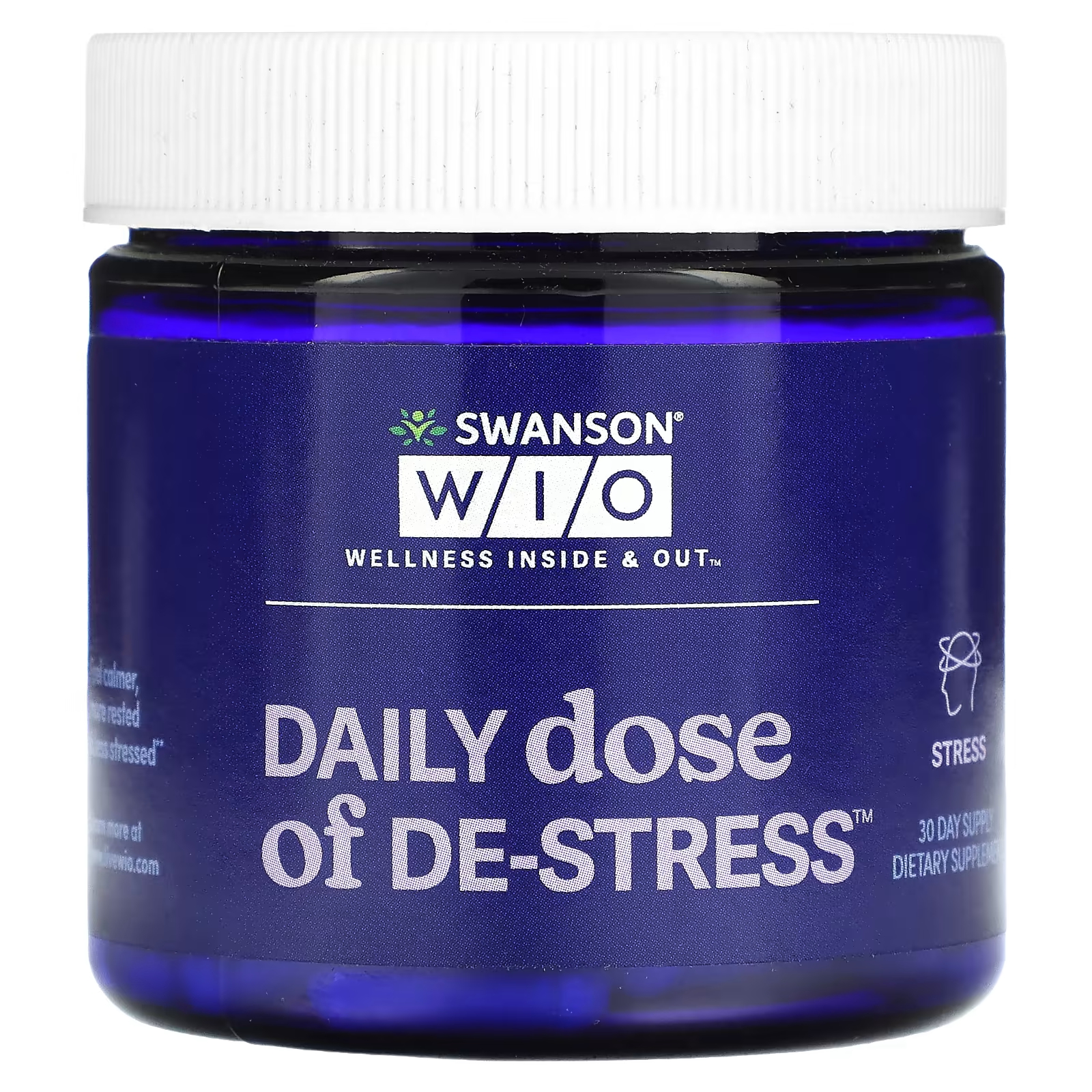 Пищевая добавка Swanson Wio для снятия стресса, 30 капсул swanson wio nighttime herbal decompress 30 капсул