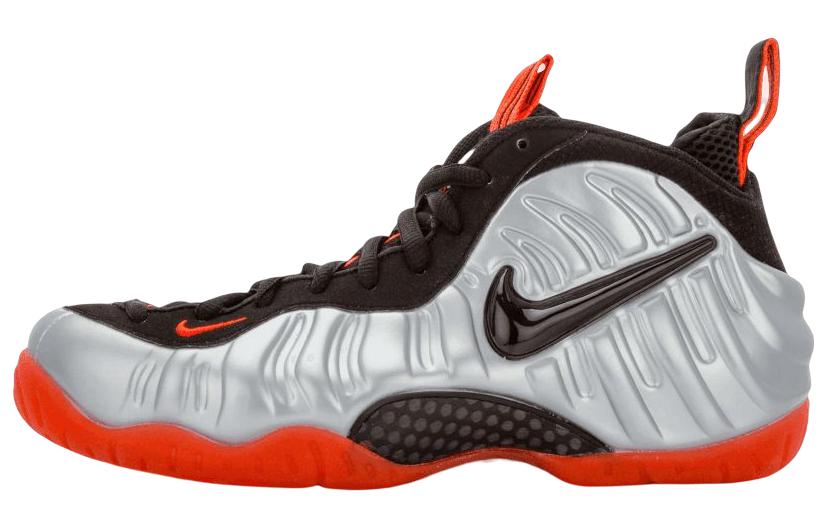 

Nike Foamposite Pro Яркий малиново-красный/серебристый