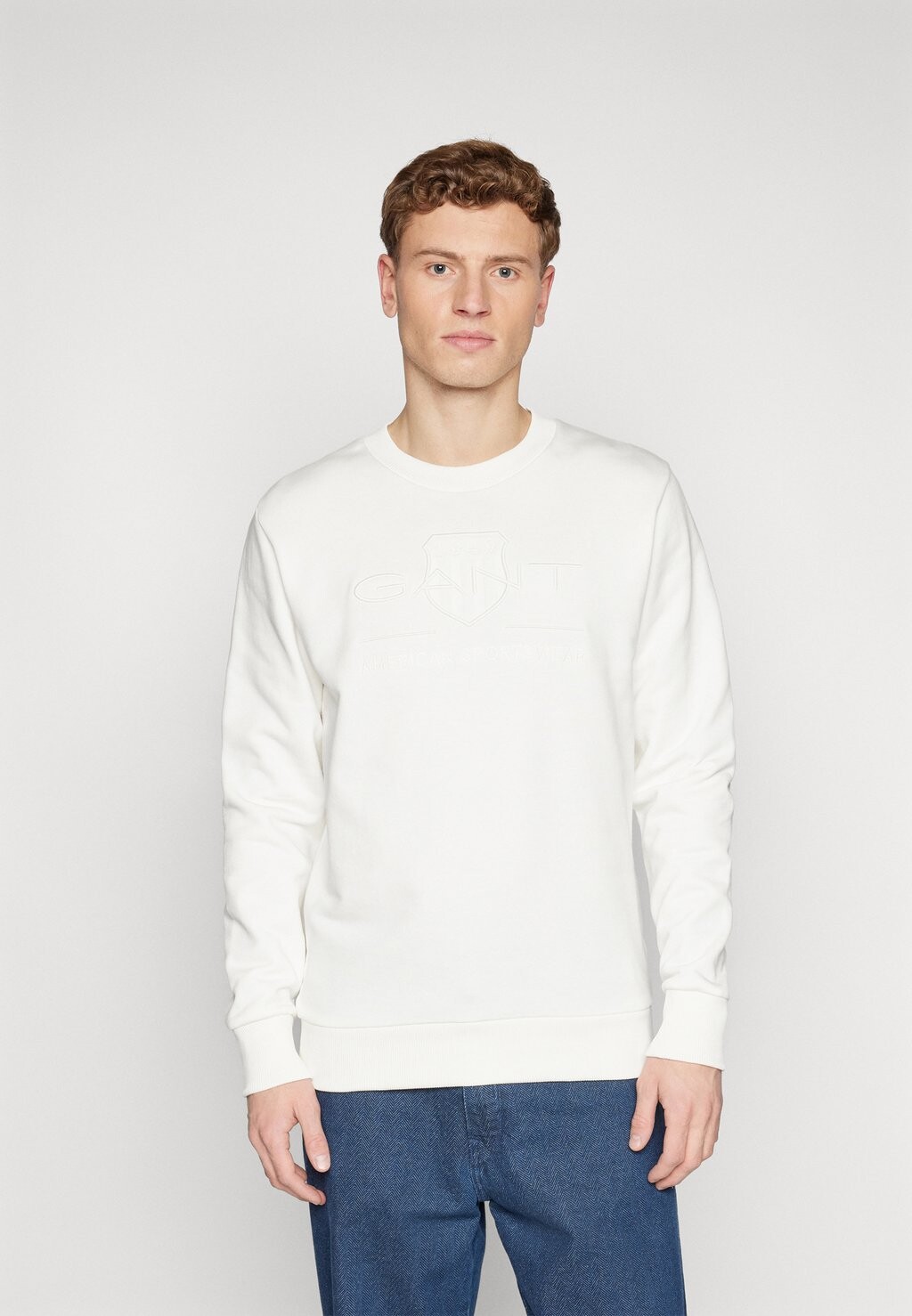 

Толстовка с капюшоном GANT, молочный
