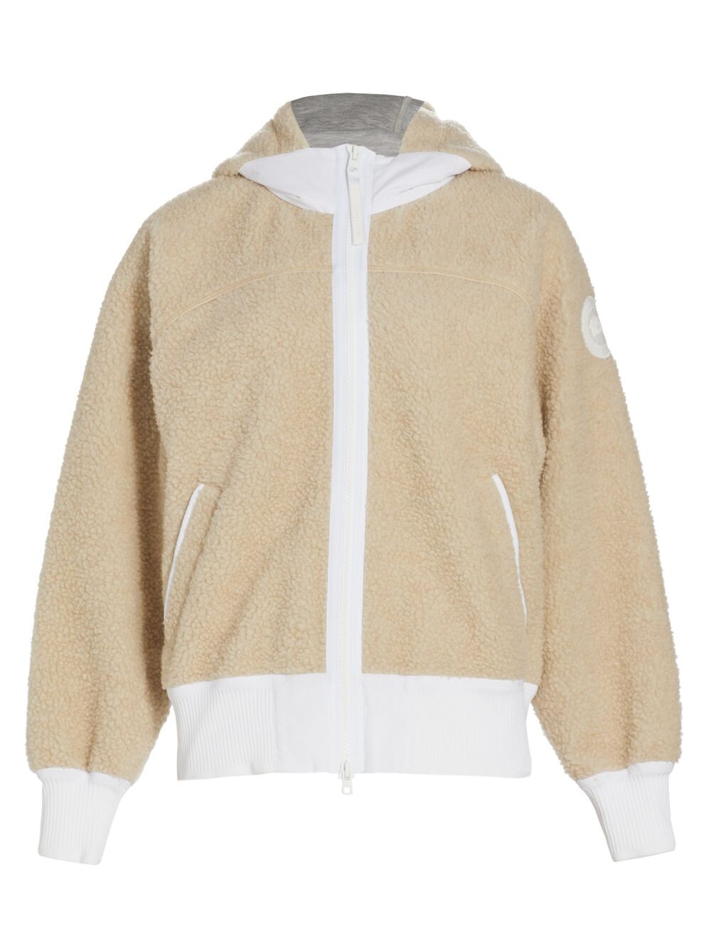 

Флисовая куртка Simcoe с высоким воротником и капюшоном Canada Goose, Серый