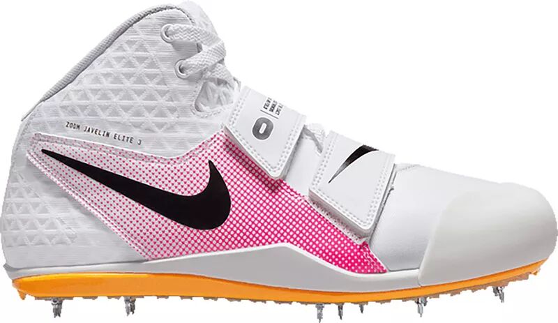 Легкоатлетические кроссовки Nike Zoom Javelin Elite 3, оранжевый/розовый кроссовки с шипами nike zoom javelin elite 3 track белый