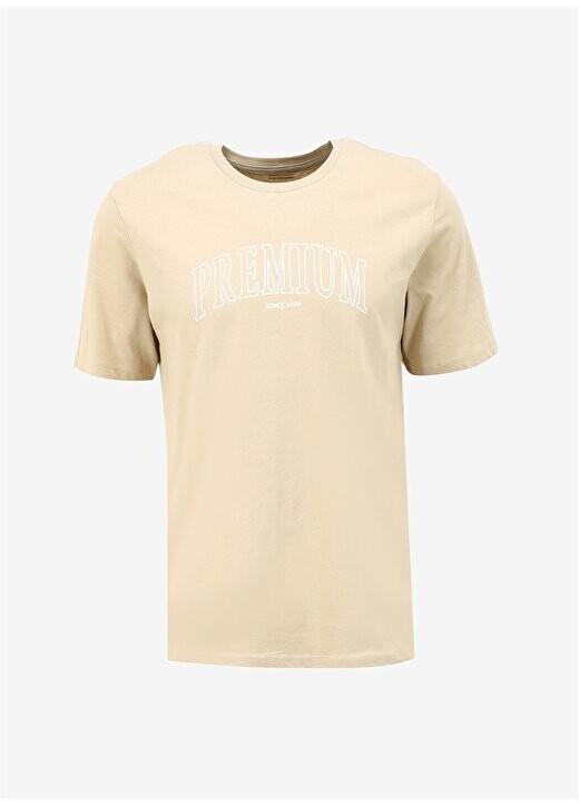 

Светло-коричневая мужская футболка с круглым вырезом JPRBLUMALIK SS TEE CREW NECK FST Jack & Jones, легкий коричневый