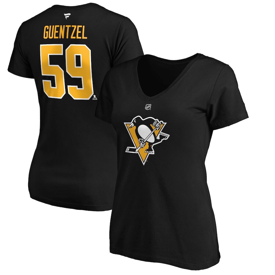 

Футболка с коротким рукавом Fanatics Branded Pittsburgh Penguins, черный