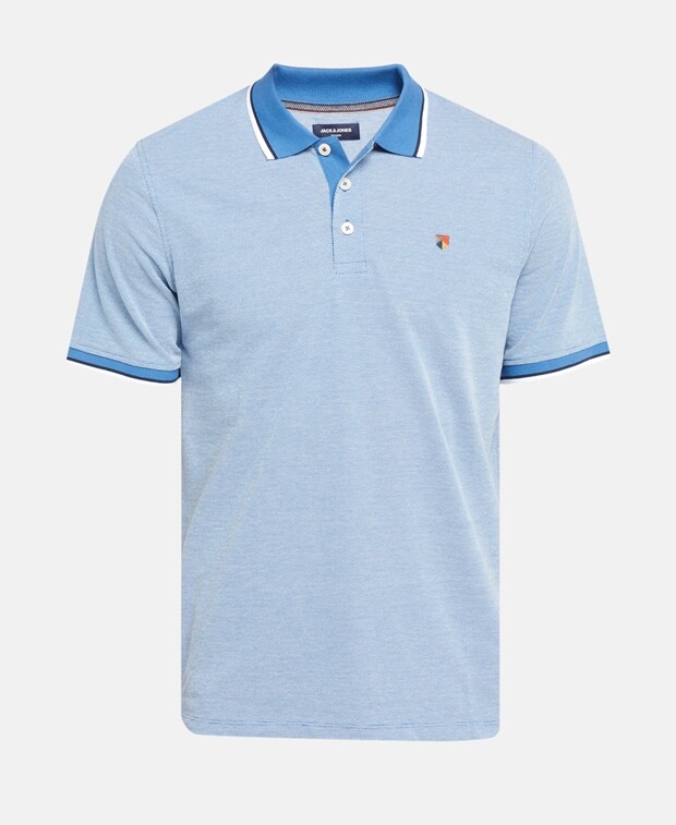 

Рубашка поло Jack & Jones, светло-синий