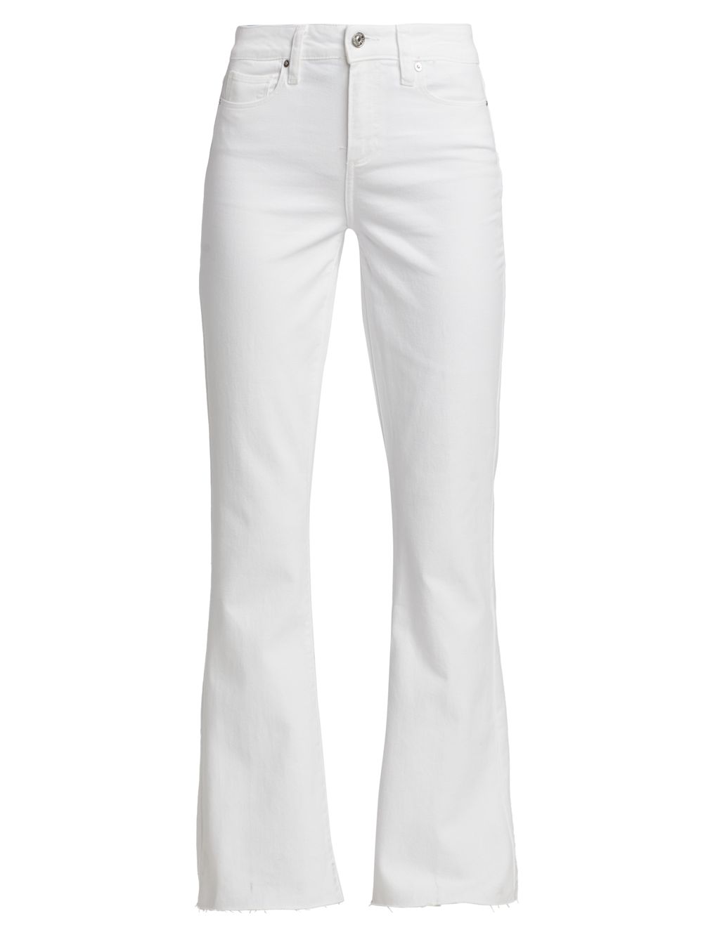 Расклешенные джинсы Laurel Canyon Paige, белый джинсы paige laurel canyon расклешенные с высокой посадкой синий